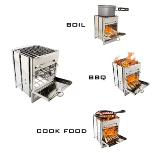 Portable Wood Burning Camping Stove