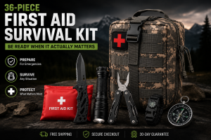 36-Piece First Aid Survival Kit